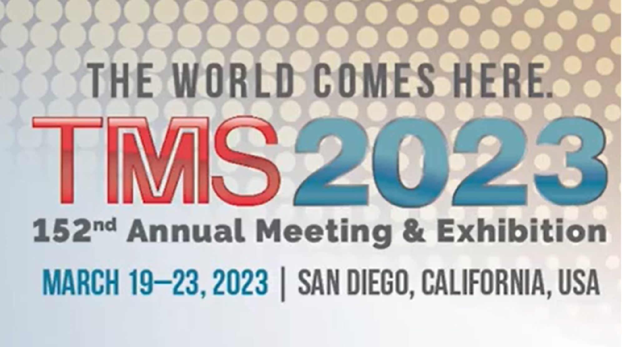 STAS au TMS 2023 à San Diego ! STAS